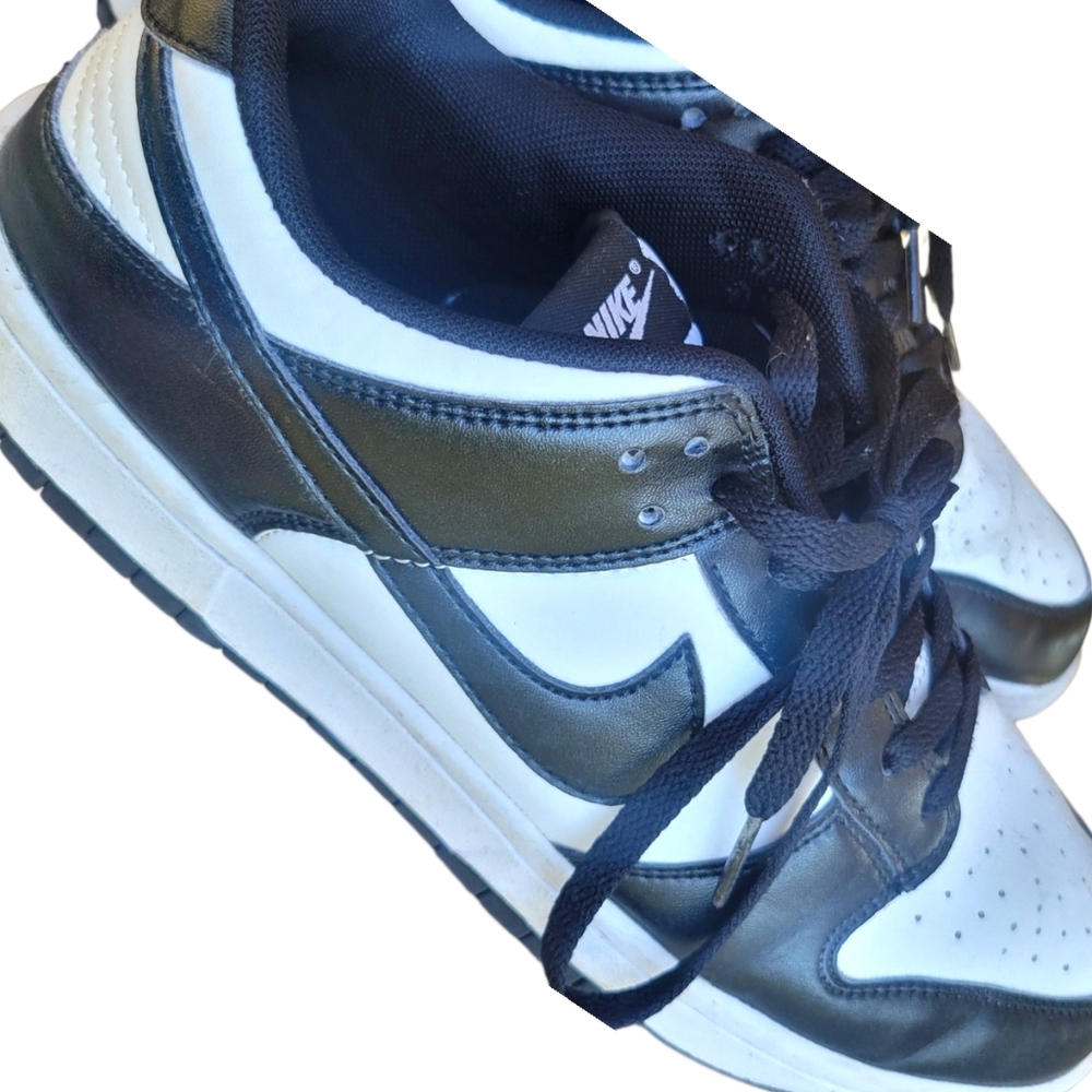 Nike Dunk Low Retro Men's Shoes Black White Panda Mens Size 8 Womens 9.5 - Picture 4 of 8